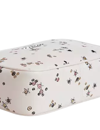 Coach Mini Jamie Camera Bag With Star Print Chalk