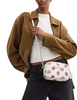 Coach Mini Jamie Camera Bag With Strawberry Print Chalk