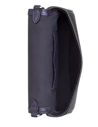 Coach Mini Josie Top Handle Bag In Signature Canvas Blue Navy 