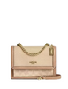 Coach Mini Klare Crossbody Bag In Colorblock Signature Canvas Dark Natural