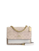 Coach Mini Klare Crossbody Bag In Signature Canvas Sand Chalk