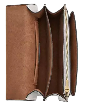 Coach Mini Klare Crossbody Bag In Signature Canvas Sand Chalk