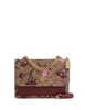 Coach Mini Klare Crossbody Bag In Signature Canvas With Cherry Print Tan 
