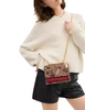 Coach Mini Klare Crossbody Bag In Signature Canvas With Cherry Print Tan 