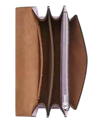 Coach Mini Klare Crossbody Bag In Signature Leather Light Violet