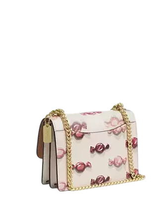 Coach Mini Klare Crossbody Bag With Candy Print Chalk