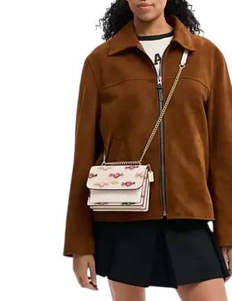 Coach Mini Klare Crossbody Bag With Candy Print Chalk