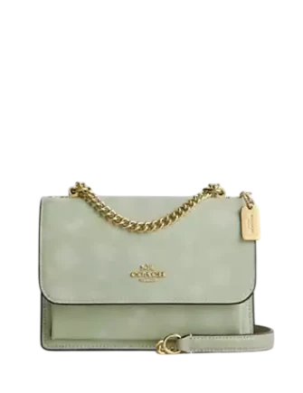 Coach Mini Klare Crossbody Bag With Floral Print Pale Green