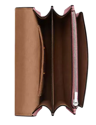 Coach Mini Klare Crossbody Bag With Heart Rivets Peony