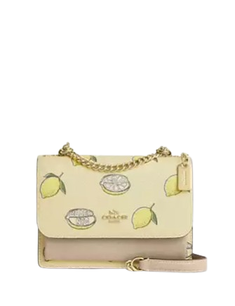 Coach Mini Klare Crossbody Bag With Lemon Print