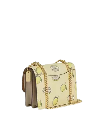 Coach Mini Klare Crossbody Bag With Lemon Print Garden Glade