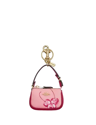 Coach Mini Nolita Bag Charm With Cherry Print | Brixton Baker