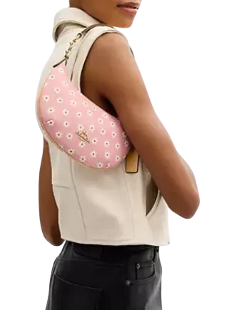 Coach Mini Payton Bag With Floral Print Pink