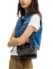 Coach Mini Rowan Crossbody Bag In Loved Leather Black Brown
