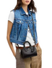 Coach Mini Rowan Crossbody Bag In Loved Leather Black Brown