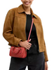 Coach Mini Rowan Crossbody Bag In Signature Canvas Crimson