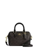 Coach Mini Rowan Crossbody Bag In Signature Canvas Walnut Black