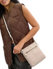 Coach Mini Rowan File Bag In Signature Canvas Sand Chalk