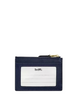 Coach Mini Skinny ID Case In Signature Chenille Navy