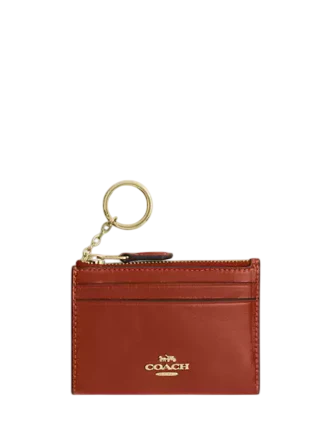 Coach Mini Skinny Id Case Cinnamon