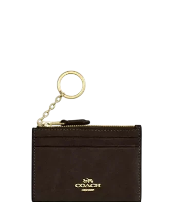 Coach Mini Skinny Id Case Ebony