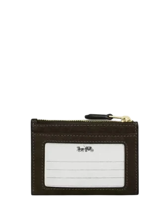 Coach Mini Skinny Id Case Ebony