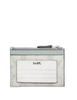 Coach Mini Skinny Id Case In Pretty Signature Canvas Chalk Blue