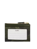 Coach Mini Skinny Id Case In Signature Camo Print Dark Cypress