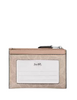 Coach Mini Skinny Id Case In Signature Canvas Sand Taupe