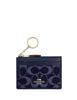 Coach Mini Skinny Id Case In Signature Denim