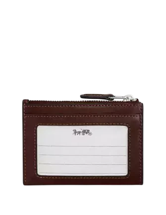 Coach Mini Skinny Id Case Maple