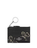 Coach Mini Skinny Id Case With Butterfly Print Black