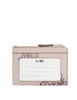 Coach Mini Skinny Id Case With Butterfly Print Seashell