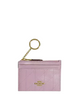 Coach Mini Skinny Id Case With Quilting Carnation