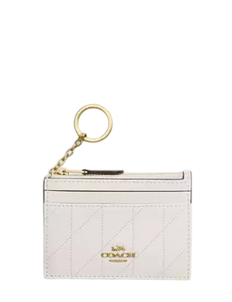 Coach Mini Skinny Id Case With Quilting