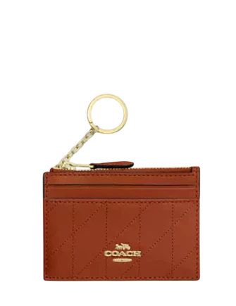 Coach Mini Skinny Id Case With Quilting