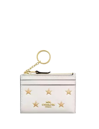 Coach Mini Skinny Id Case With Star Print