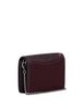 Coach Mini Wallet On A Chain With Bow Print Merlot