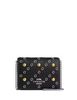 Coach Mini Wallet On A Chain With Rivets Black
