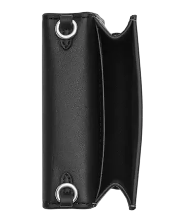 Coach Mini Wallet On A Chain With Rivets Black