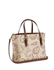 Coach Mollie Tote Bag 25 In Signature Canvas With Shell Print