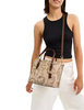 Coach Mollie Tote Bag 25 In Signature Canvas With Shell Print