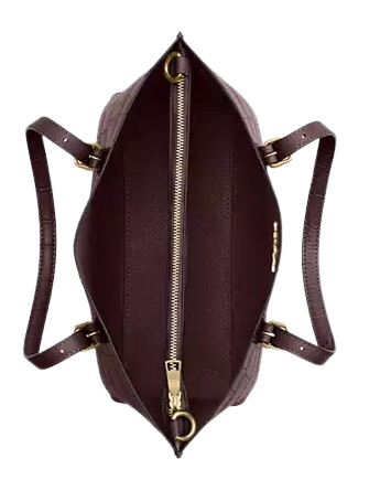 Coach Mollie Tote Bag 25 Merlot