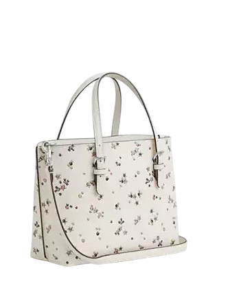 Coach Mollie Tote Bag 25 With Star Print Chalk Pink