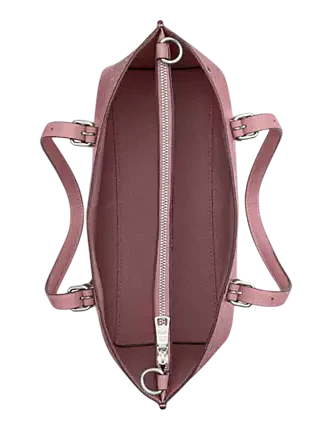 Coach Mollie Tote Bag 25 With Star Print Dusty Pink