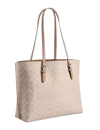 Coach Mollie Tote Bag In Signature Canvas Sand Taupe