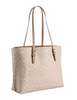 Coach Mollie Tote Bag In Signature Canvas Sand Taupe
