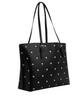 Coach Mollie Tote Bag With Star Print Black