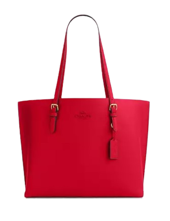 Coach Mollie Tote Bold Red