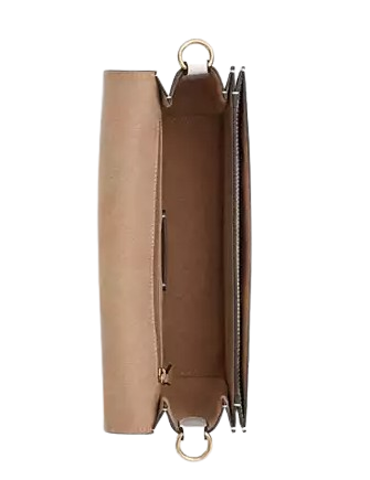 Coach Morgan Shoulder Bag In Signature Leather Chalk